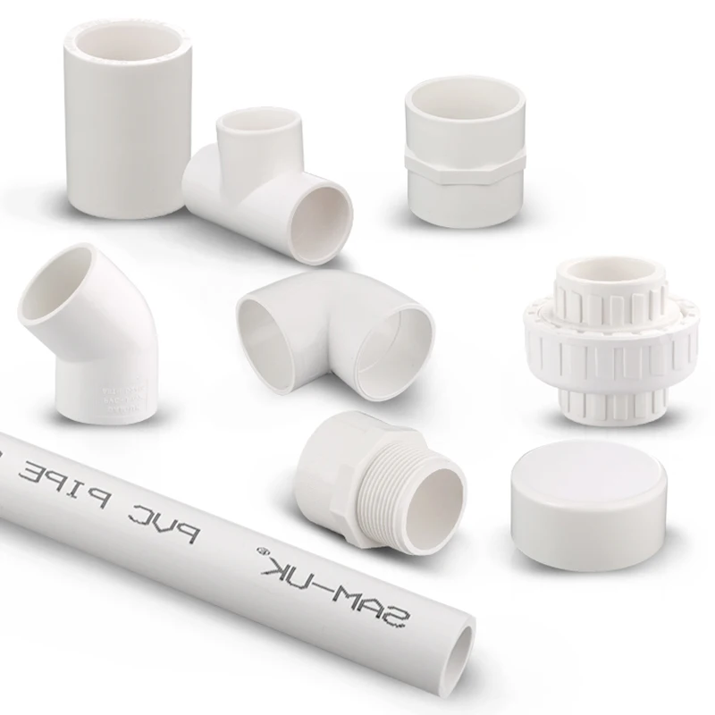 Factory wholesale customized size PVC series reducing tee plumbing pipe fitting tee