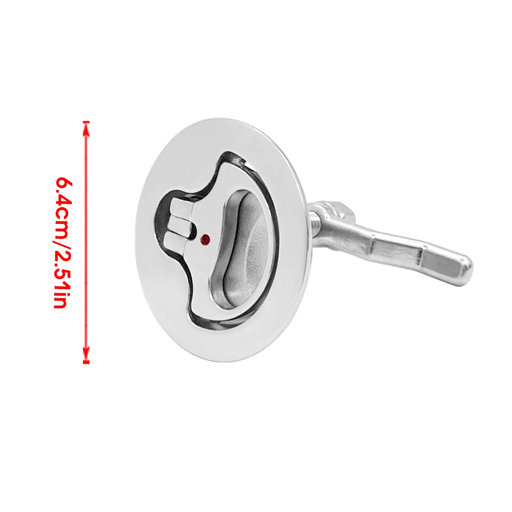 Boat Compartment Cam Latch Adjustable Kayaks Door Locks Sailboat Fasteners Universal Hardware Marine Hatch Pull with Back Plate