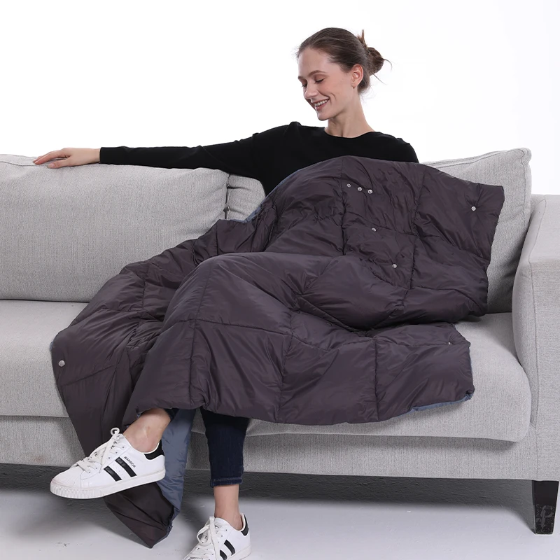 Wholesale 4 in 1 function in stock household USB rechargeable heat warm electric throw blanket heated for uk winter king