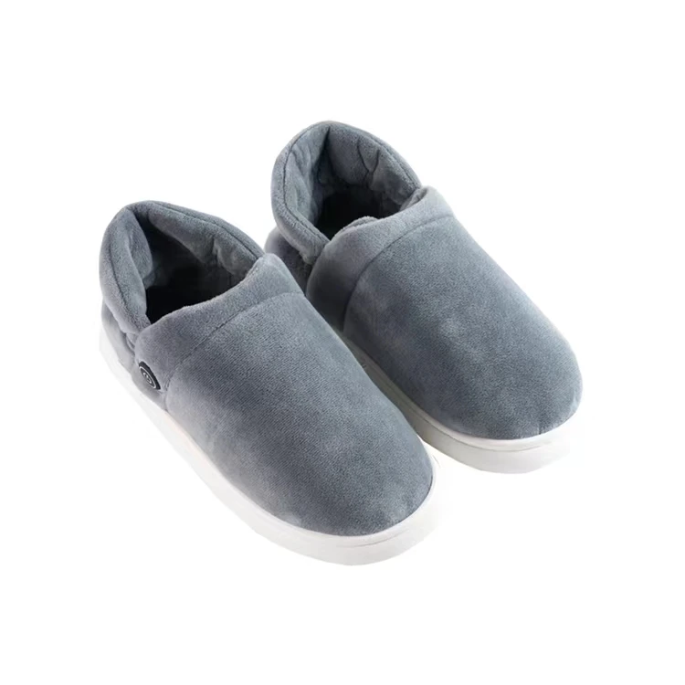 Foot Warmer Shoe Non Slip Plush Breathable Wireless Electric Rechargeable Heating Shoes For Women Men