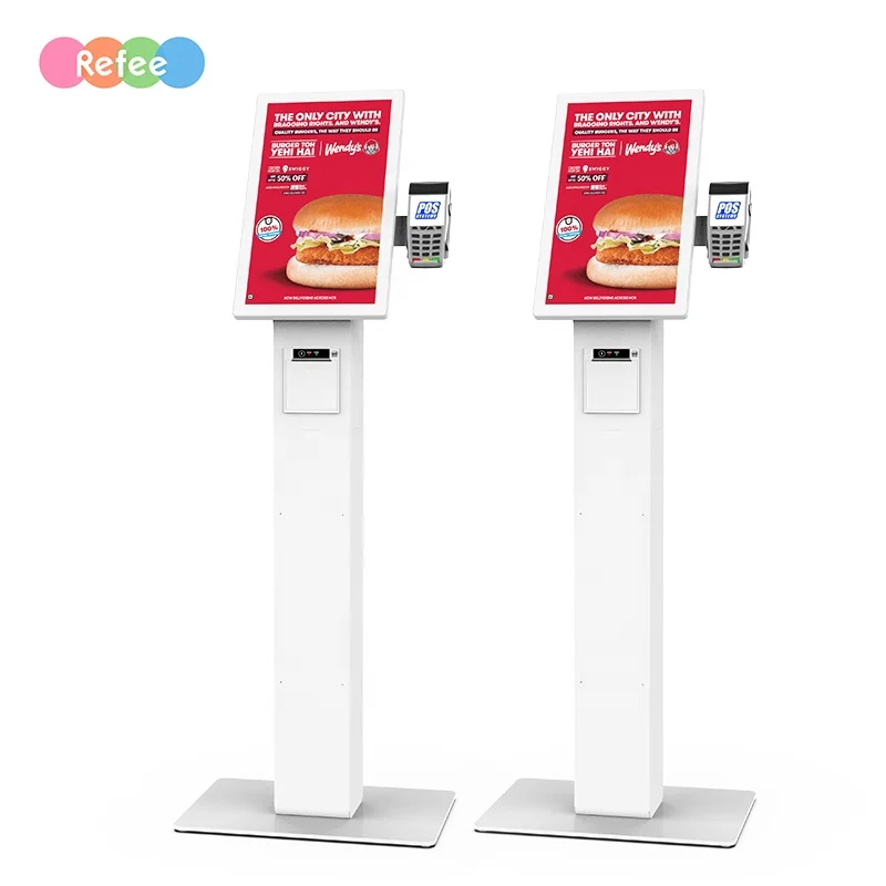 Pos точки продажи системы платежные терминалы карты терминал Android сенсорный киоск дисплей самообслуживания заказа