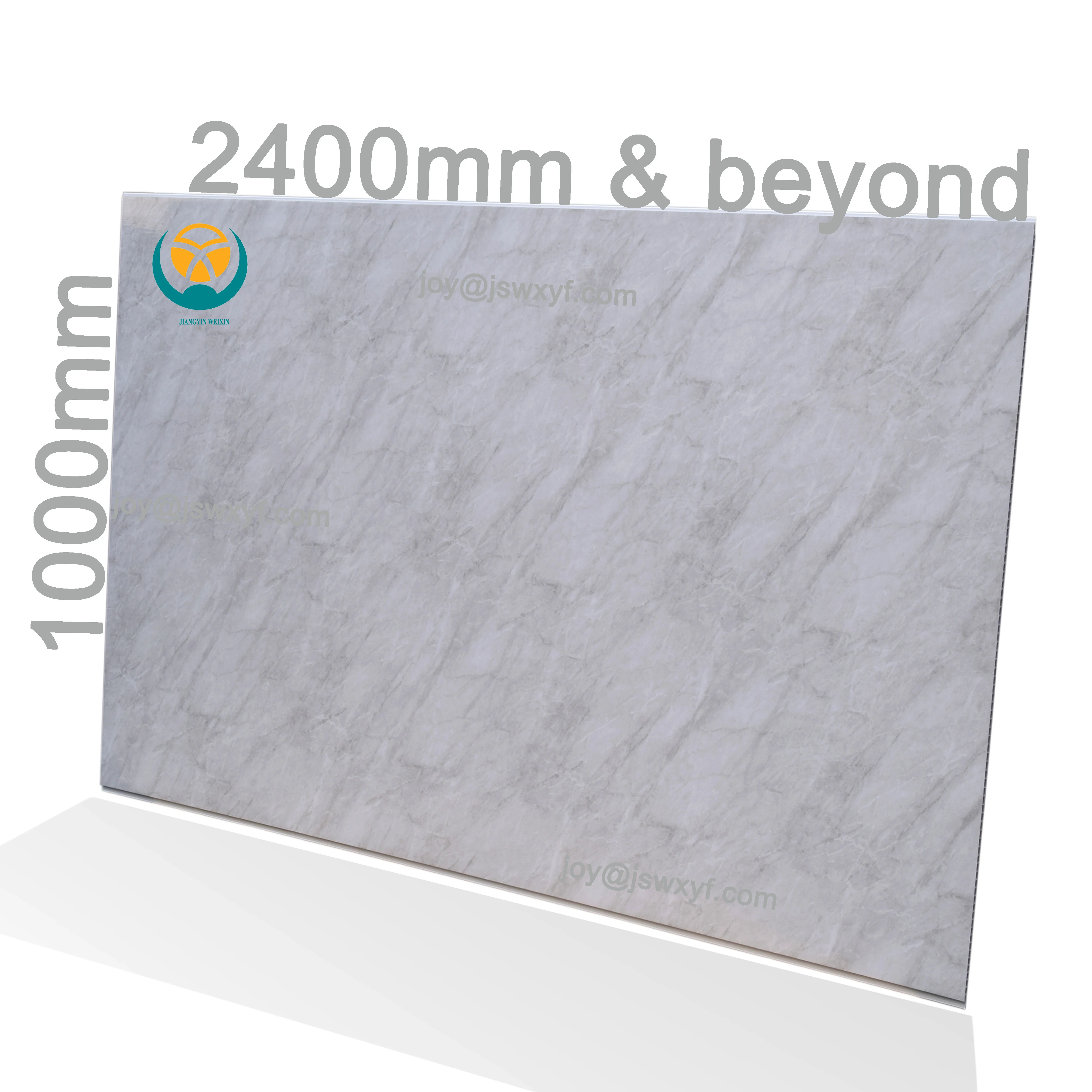 large size 1m wide plastic wall cladding panels for interior decoration