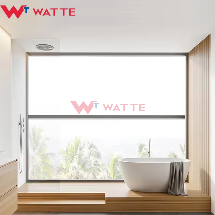 New air ventilation aluminium electric lift up windows design aluminum frosted glass vertical sliding bathroom window for sale