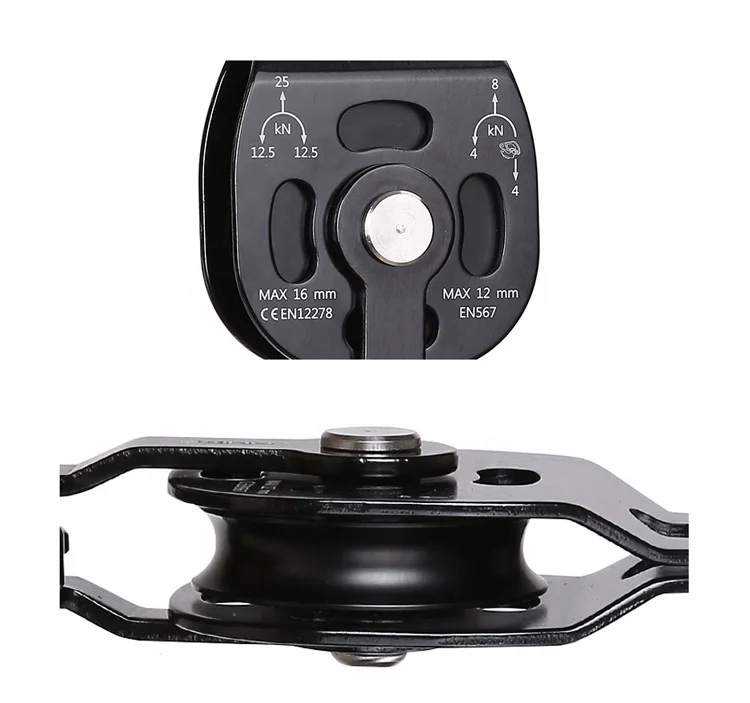 CE certified heavy transport rescue pulley for weight lifting rescue high altitude
