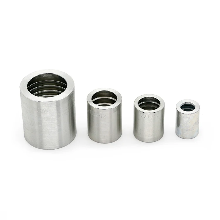 Wholesale Custom (00110) High-Quality Stainless Steel Hydraulic Hose Ferrule Hydraulic Pipe Fittings