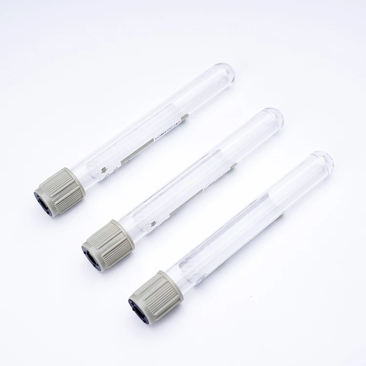 Lab supplies 13x75mm PET sodium fluoride vacutainers 4ml vacuum blood collection glucose tube