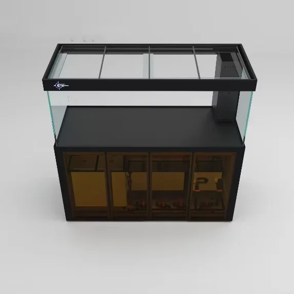 Customized Aquarium Fish Tank with Cabinet - Complete Set of Aquariums and Premium Accessories