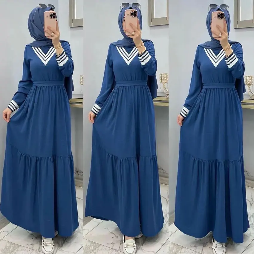 wholesale traditional muslim clothing robe femme turkish dresses for women muslim dress abaya dubai 2023 jilbab kaftans