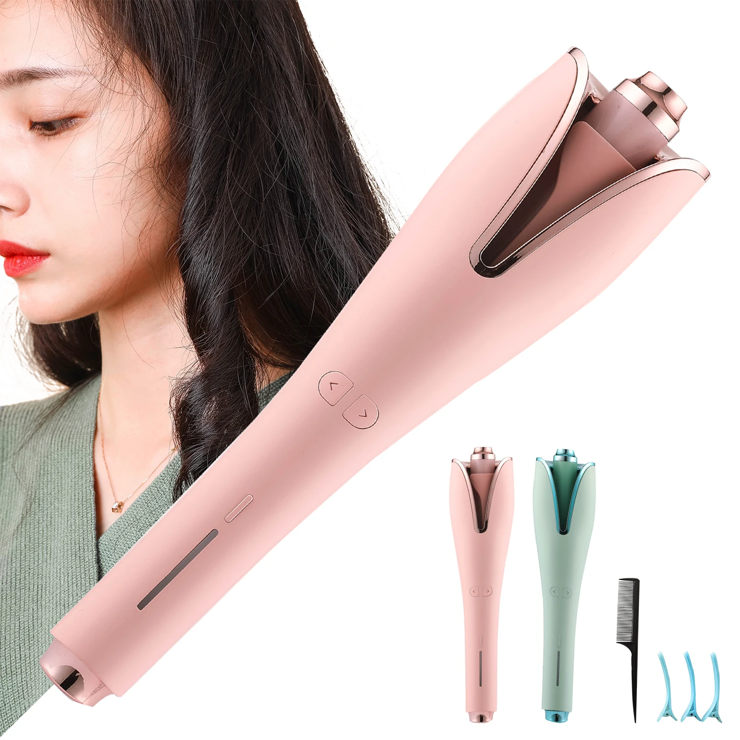 2023 new Fast Heating Self Curling Wave Hair Curlers Styling Tool Automatic Curling Iron curl hair tools
