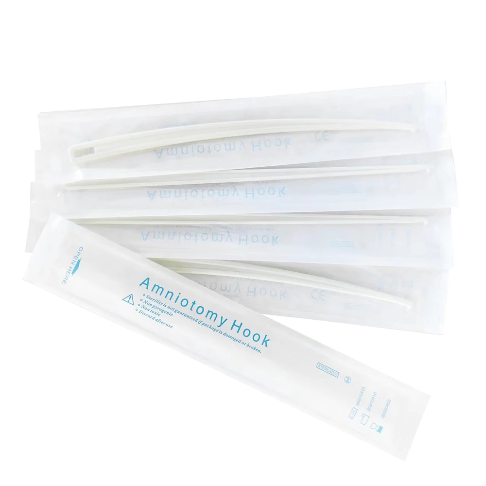Wholesale Disposable Hospital Consumables Gynecology Obstetrics Amniotic Fluid Hook Amniotic Membrane Perforator Birth Control