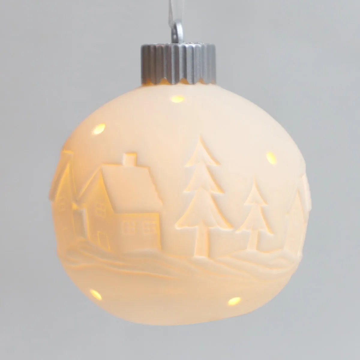 Christmas Ceramic Indoor Ornaments Christmas Holiday Santa Claus Decor For Home