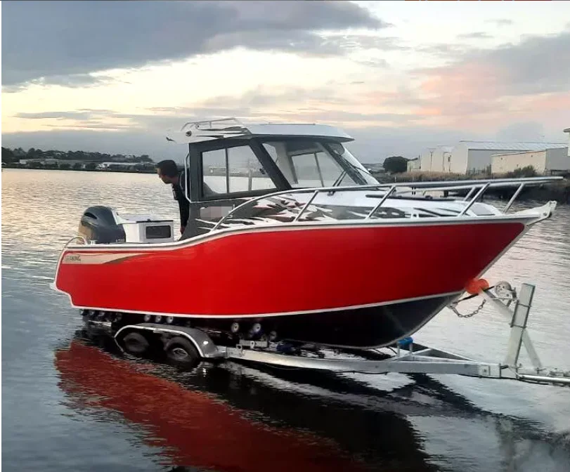 6.25m 20.5ft Superior Quality Offshore Cruising Yacht Aluminum Fishing Boat With Motor Center Console
