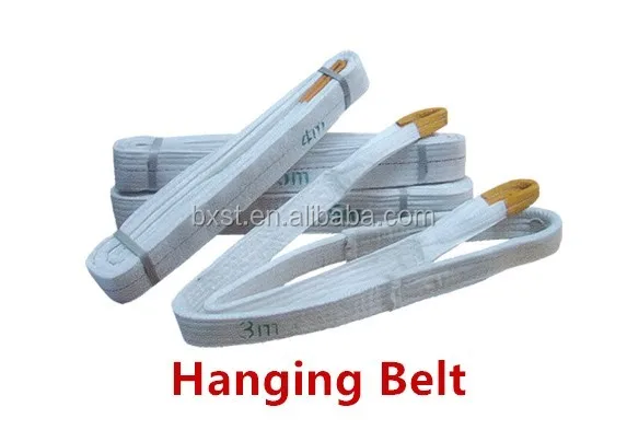 Durable flat stone slab lifting sling 6m+8ton belt