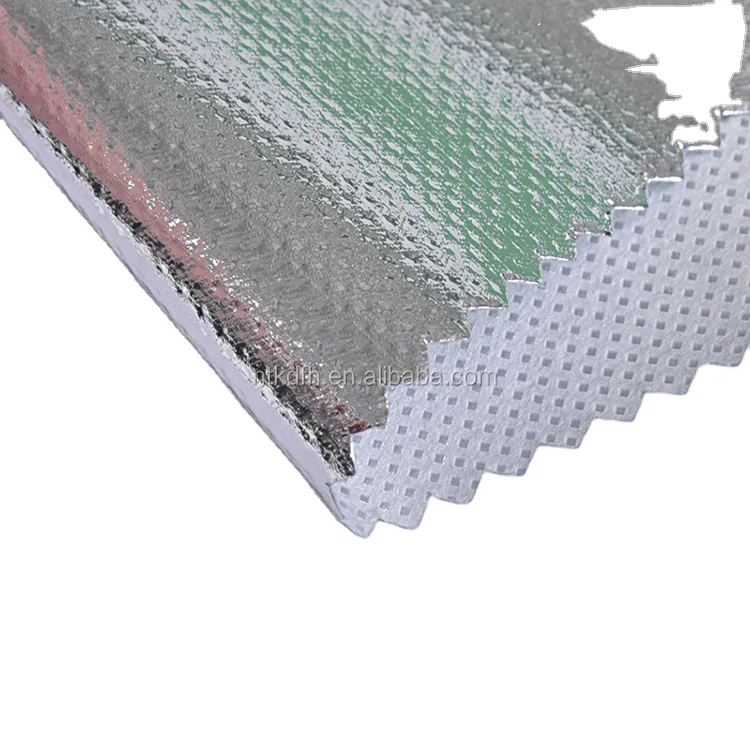 Aluminizing(Metalized) foil laminated non-woven PP fabric for construction and packing area