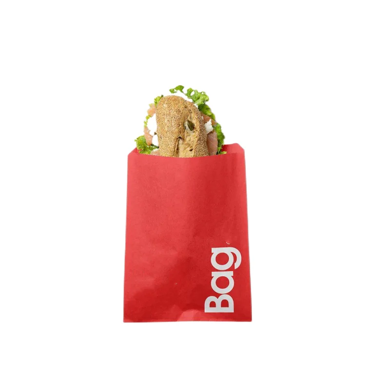 colorful custom size  kraft paper packing bags for bread sandwich paper bags from china source factory supplier