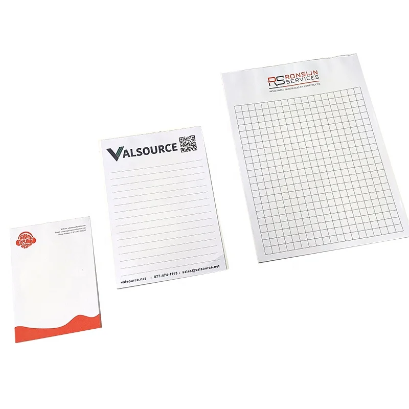 Custom Logo A6 Printed Daily Weekly Memo Pad Planner To Do List Notepads for office