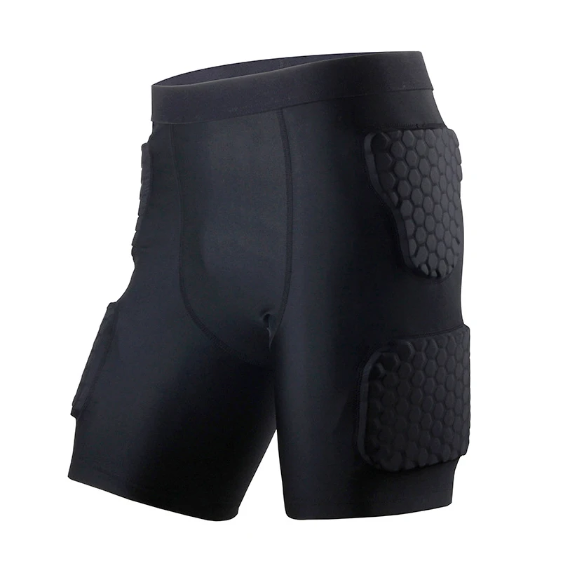 Anti-Collision Men Pad Impact Short Hip Honeycomb Protective Youth Kids Compression Padded Shorts American Football Girdle
