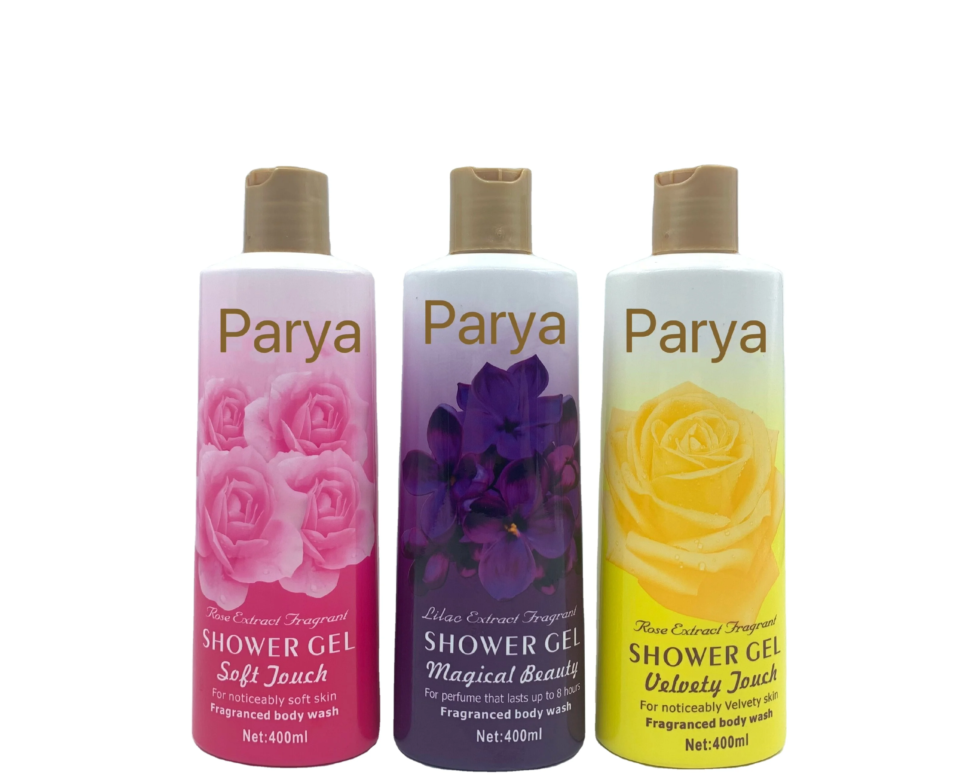 Hair shower gel bulk self-owned brand natural shower gel perfume body whitening organic shower gel