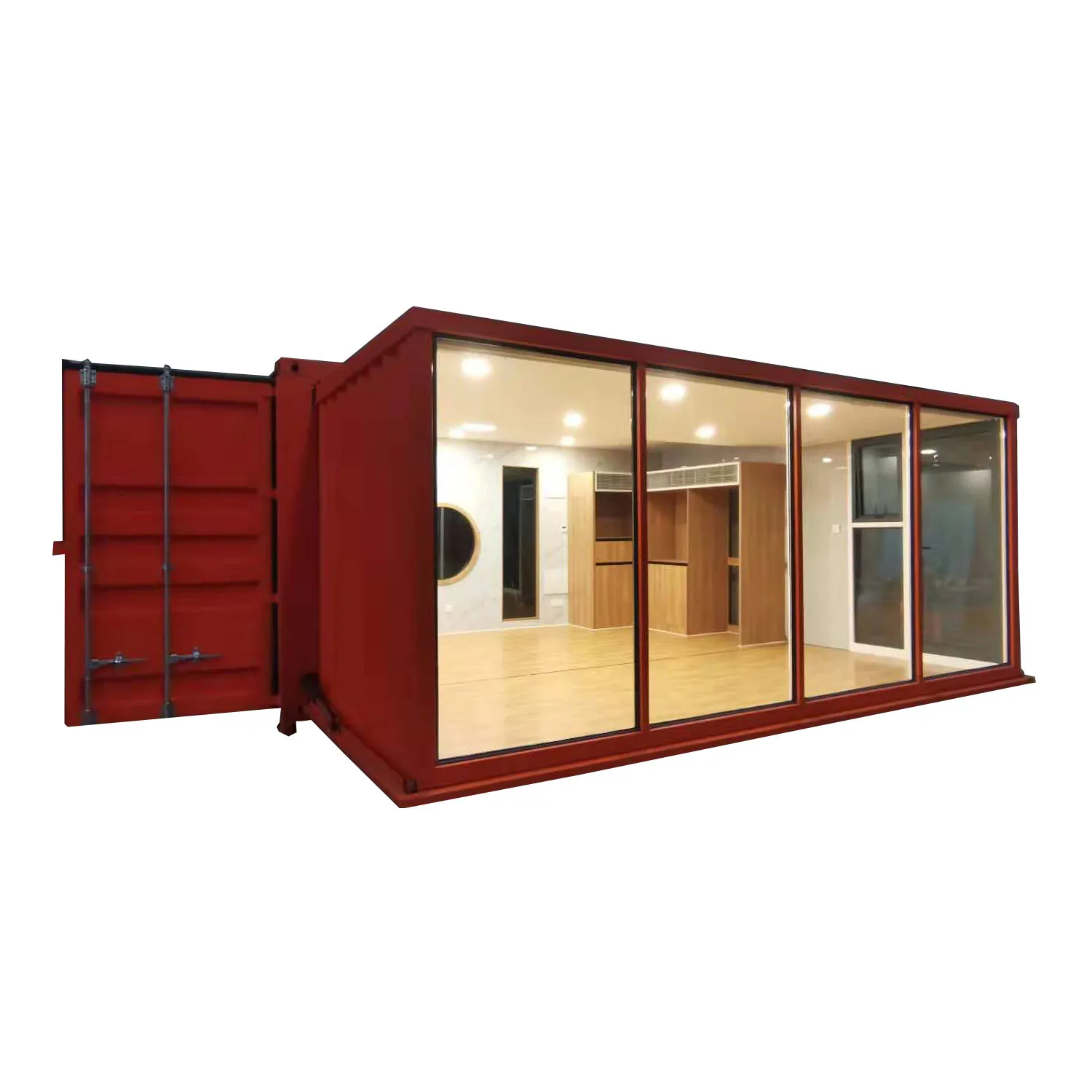 Green building of 20hc expansion split compartment container house