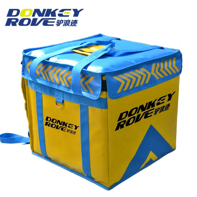 High quality insulated food delivery bag delivery backpack with divider