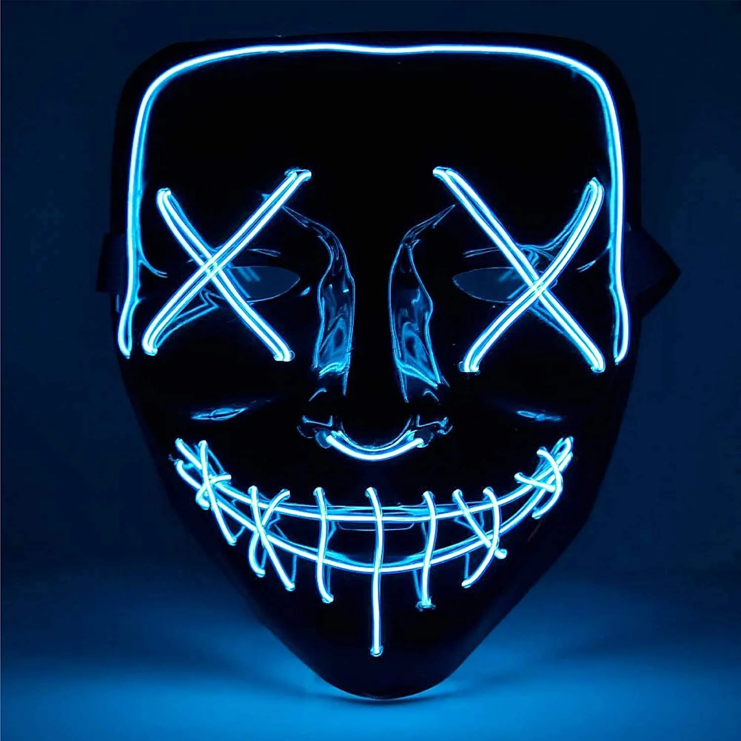 Higher Led Face Mask - Perfect For Halloween, Carnival Costume Christmas Cosplay Glow in Dark