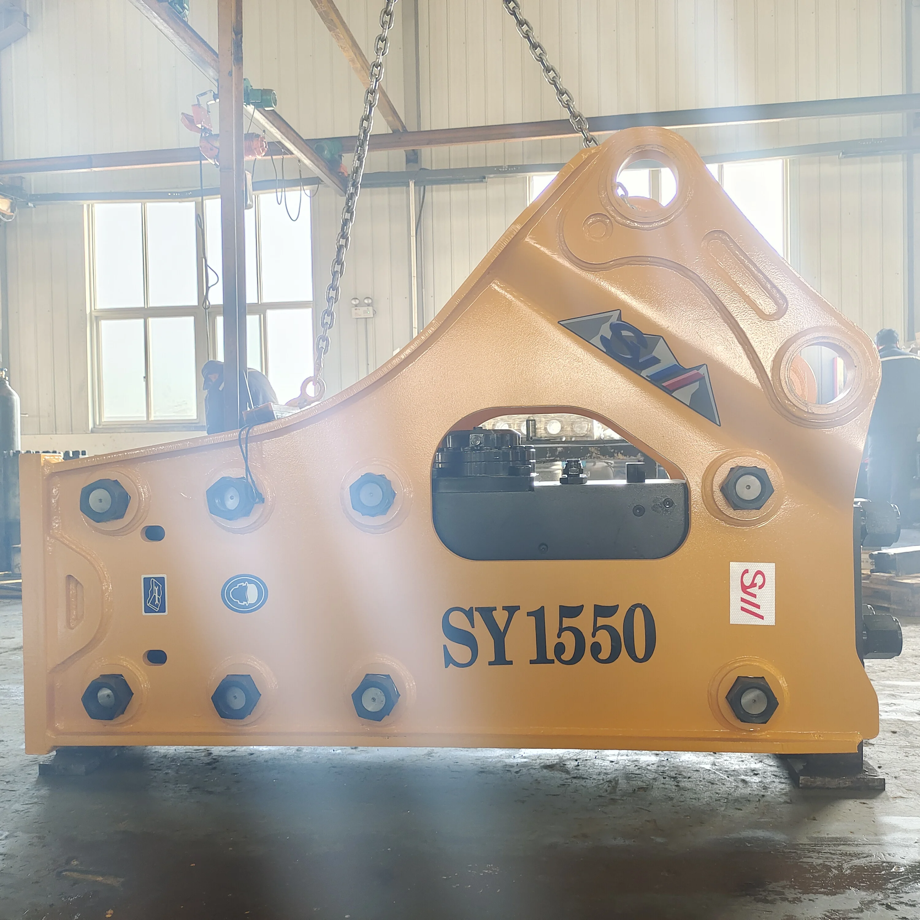 30 Ton Excavator Side Type Msb Jack Hammer Silence Sb121 Hydraulic Rock Breaker For Backhoe Loader