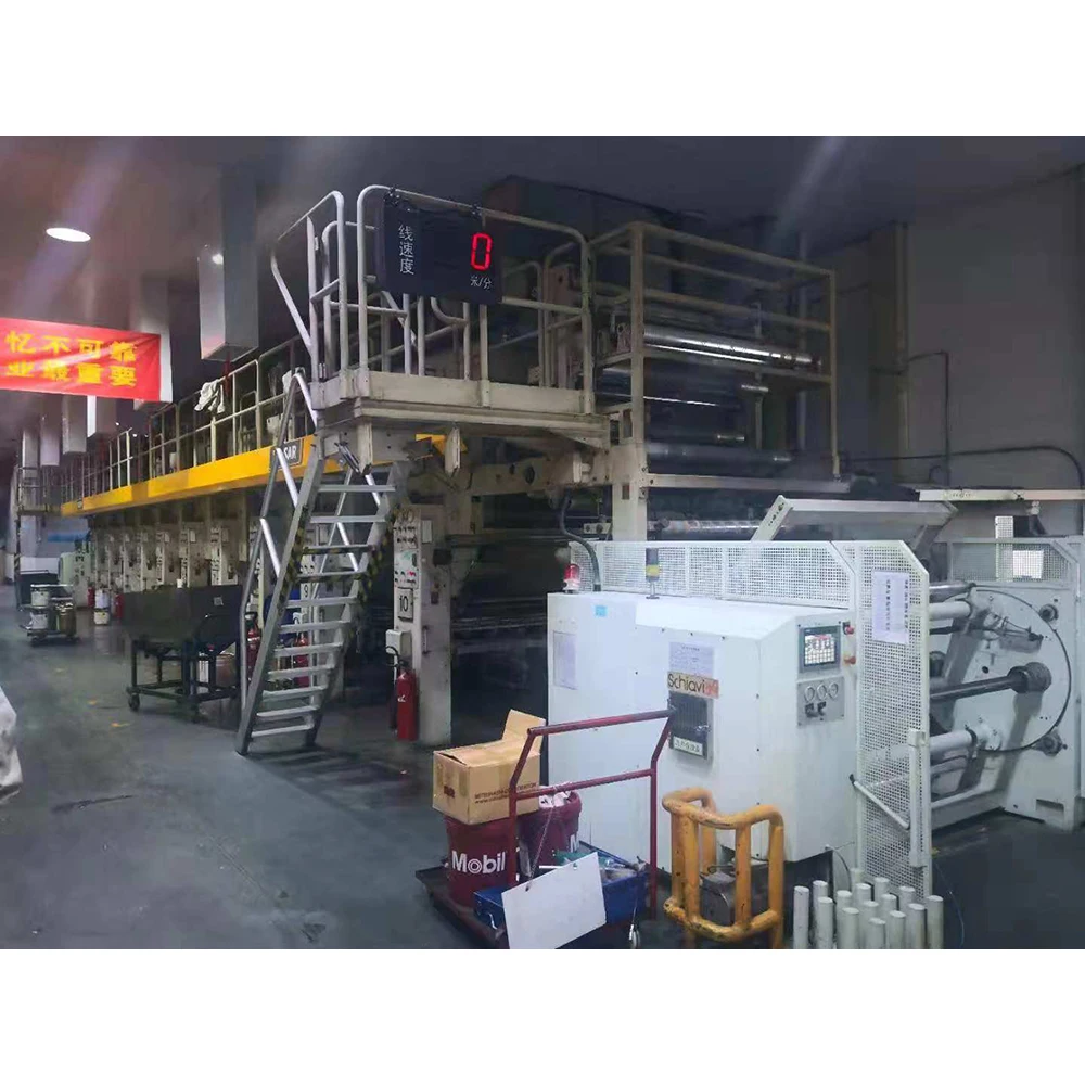 Schiavi ELS rotogravure printing machine with 10 color