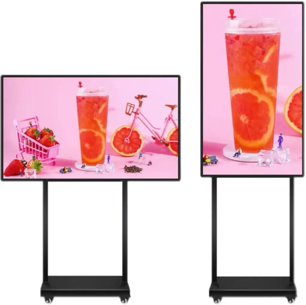 Best selling  HD portable Floor standing Commerical interactive kiosk digital signage indoor LCD advertising display