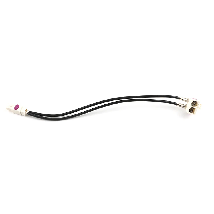 1 to 2 For RCD510  Radio Antenna Cable Adapter for VW Passat Golf Jetta for Skoda Octavia to connect with RCD510