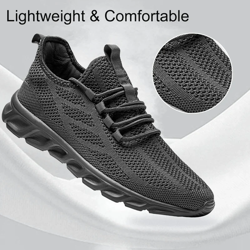 Dana  ZH051 Comfortable Men Sneakers Slip On Comfortable Running  Outdoor Walking Tennis  Anti-slip Male Footwear