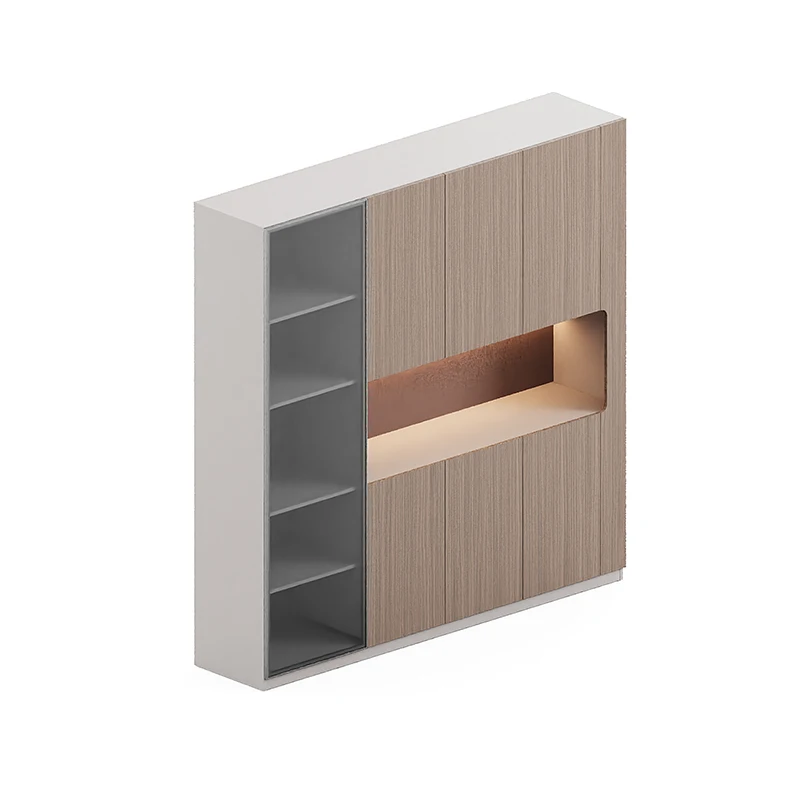 Whole House Customization Foshan Factory Hot Sell Modern Office Furniture White-4-Person-Workstation