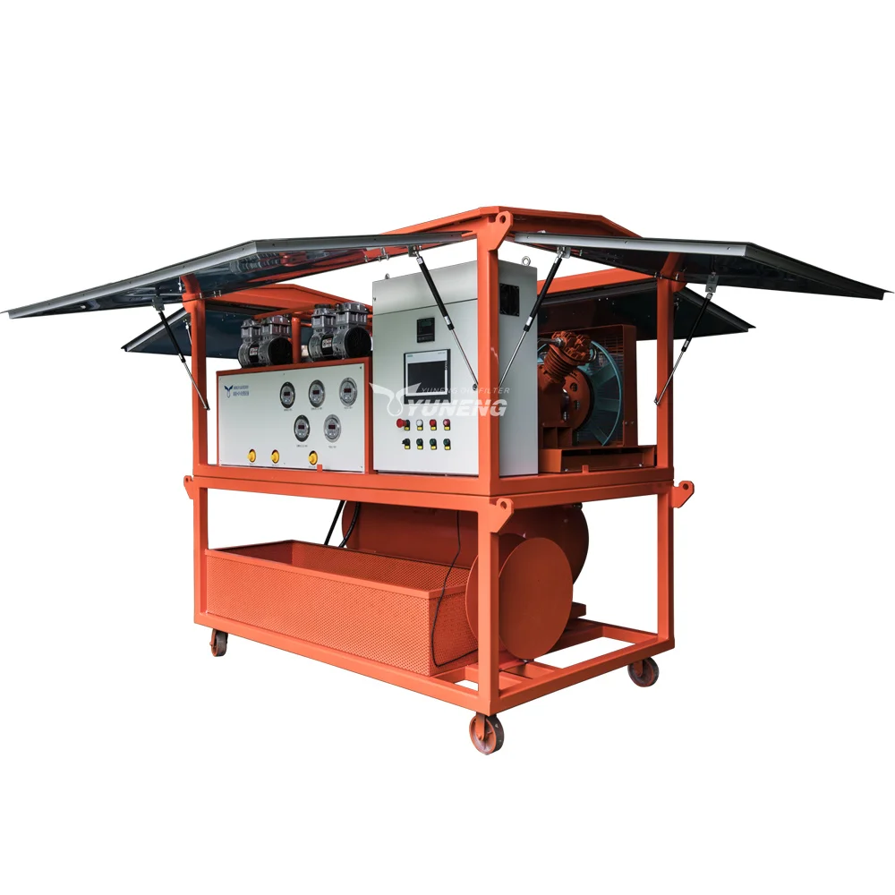 Vacuum SF6 Gas Recycling Machine , SF6 Gas Water Cleaning Plant