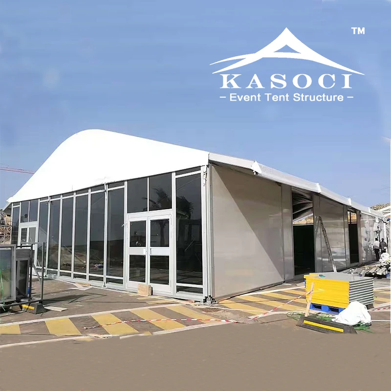 Large size custom arch canopy reinforced cross bar advertising event curve tents for sale