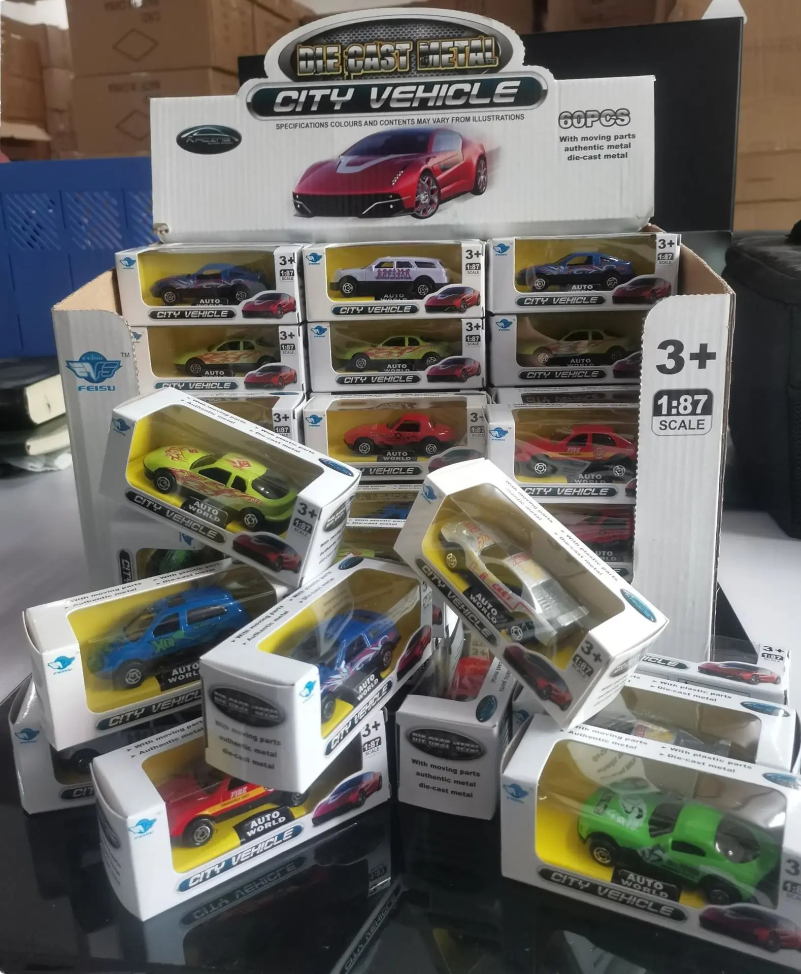 1:64 fire police die cast Free wheel metal alloy metal car toy