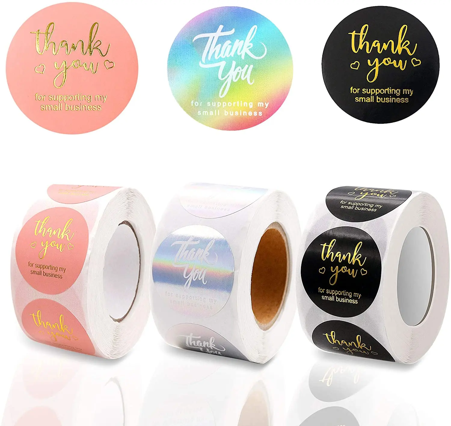 Самая низкая цена по прейскуранту завода на заказ Печать логотипа спасибо Водонепроницаемый Виниловый голографический высеченный самоклеющийся стикер этикетки