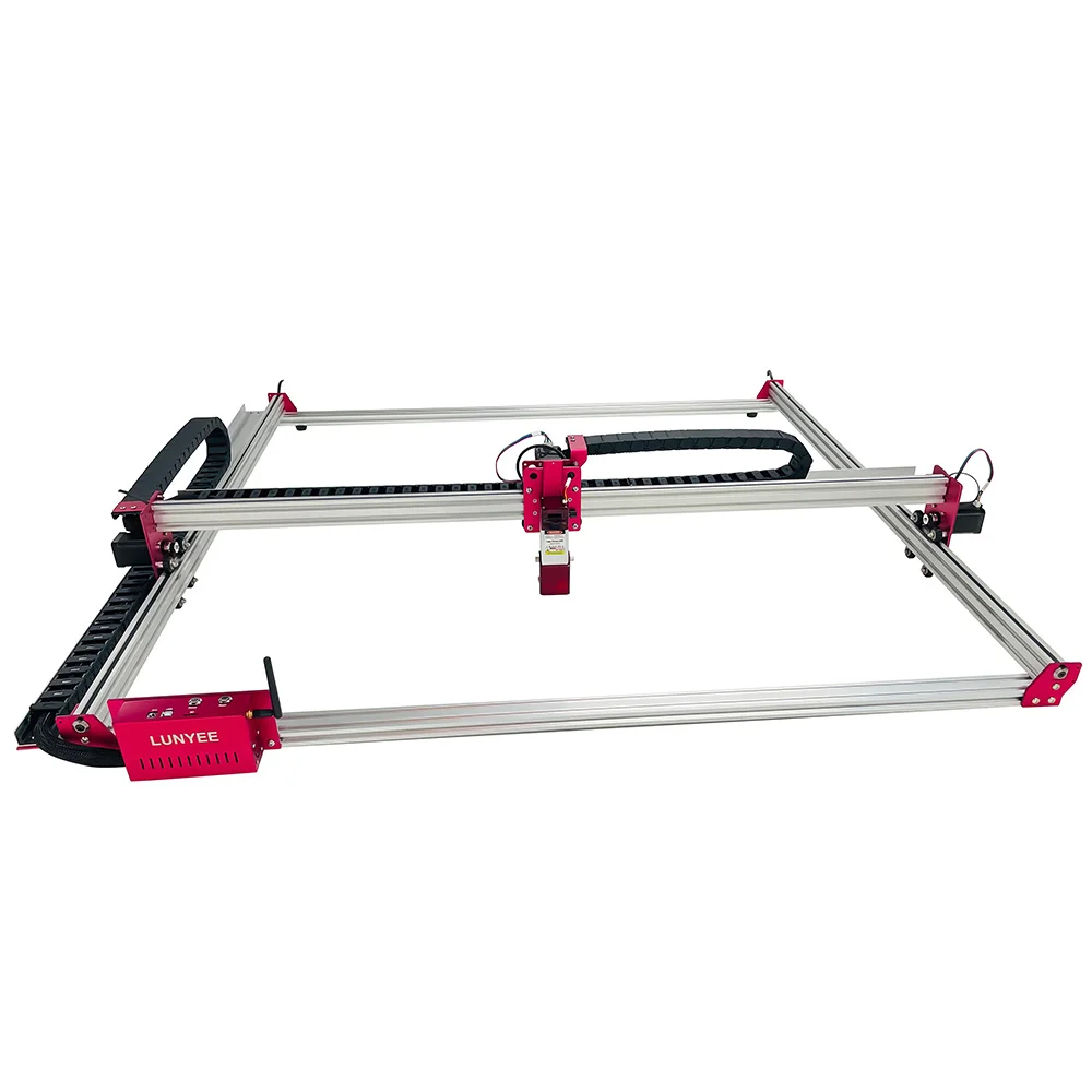 LUNYEE New Design Cloud L10 Full Metal Laser Engraving Machine with 80w Laser Module and App Control Laser Cutter for Wood