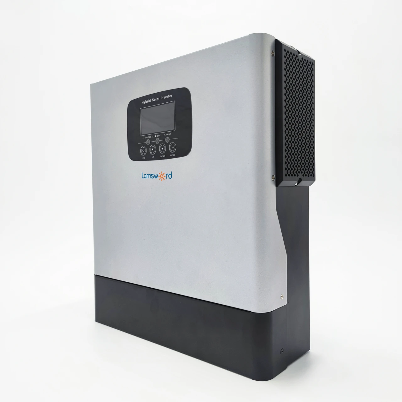 Lamsword 3600W 6200W 24V 48V to 220V On Off Hybrid Solar Inverter 120A Dual AC 60-500VDC MPPT Controller  with WiFi Monitoring