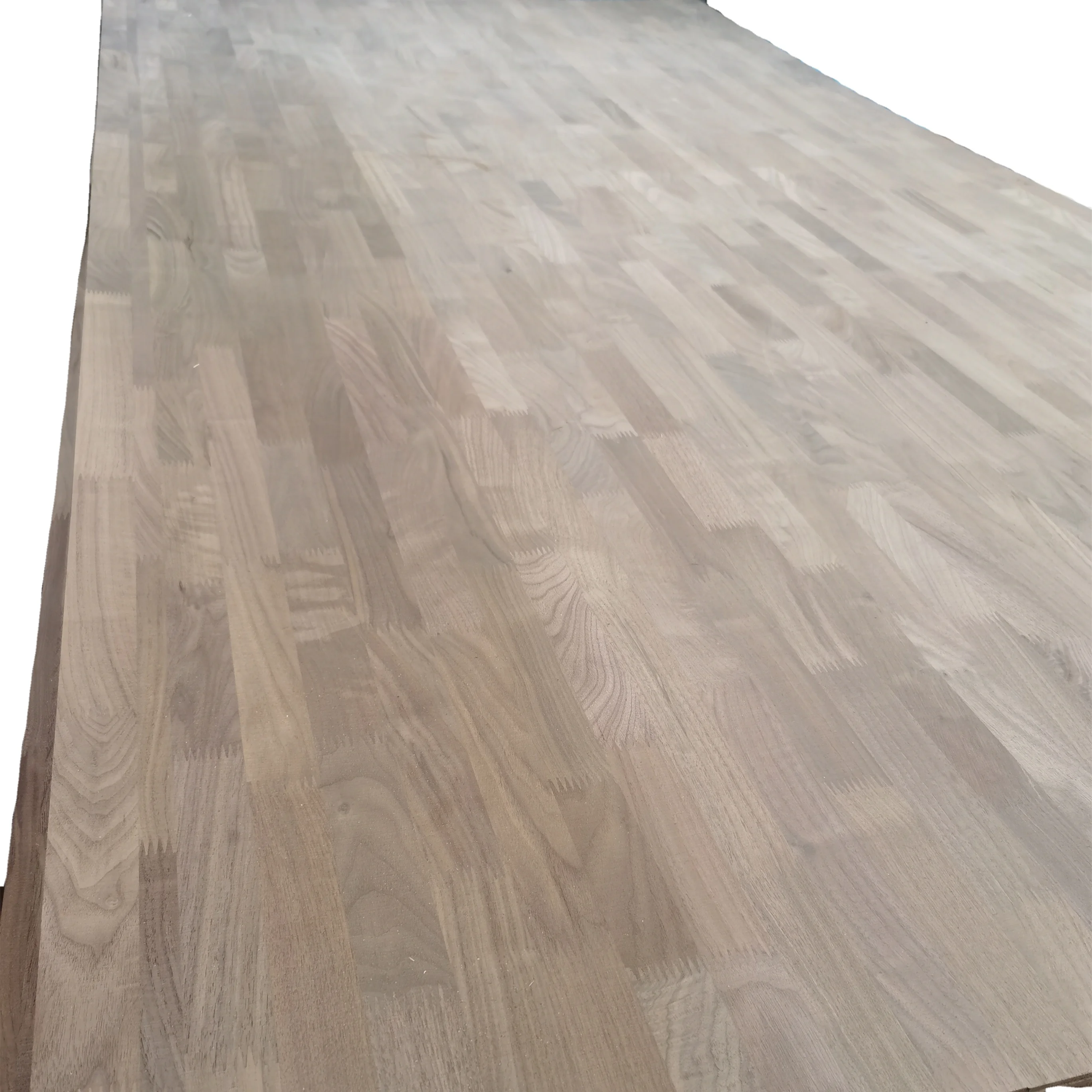 High Quality Wholesale Price AA Grade Natural Wood Color Black Walnut Finger Joint Laminate Board For Interior Decoration