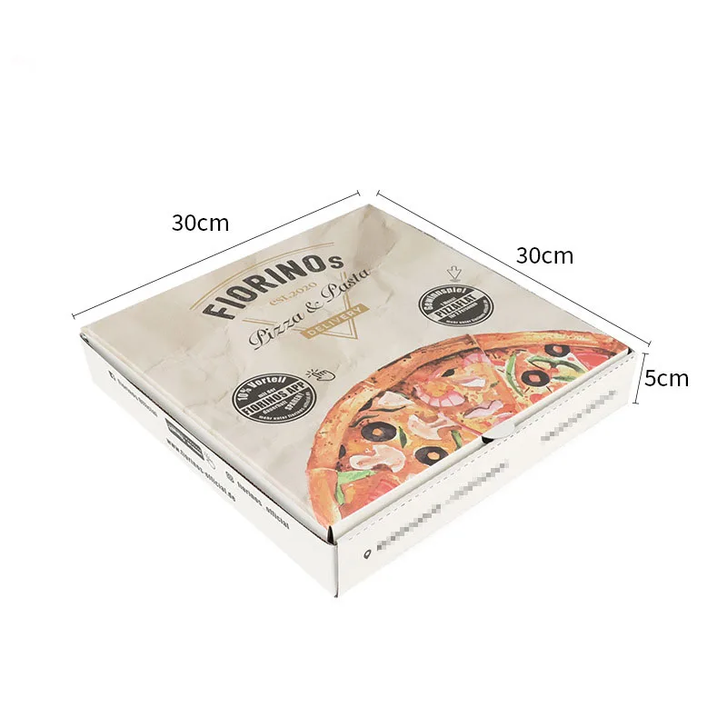 wholesale kraft paper Insulation pizza box disposable fast food packaging custom printed pizza boxes carton