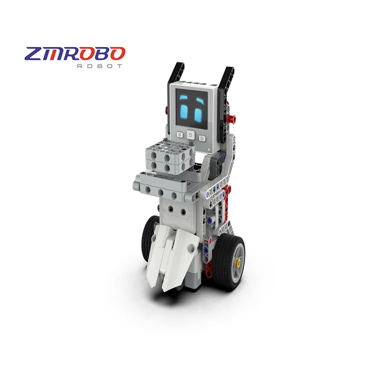 ZMROBO 2022 New Education Robot For Children Coding Programming Building Blocks  STEM Kit Block Building DIY Education Robots