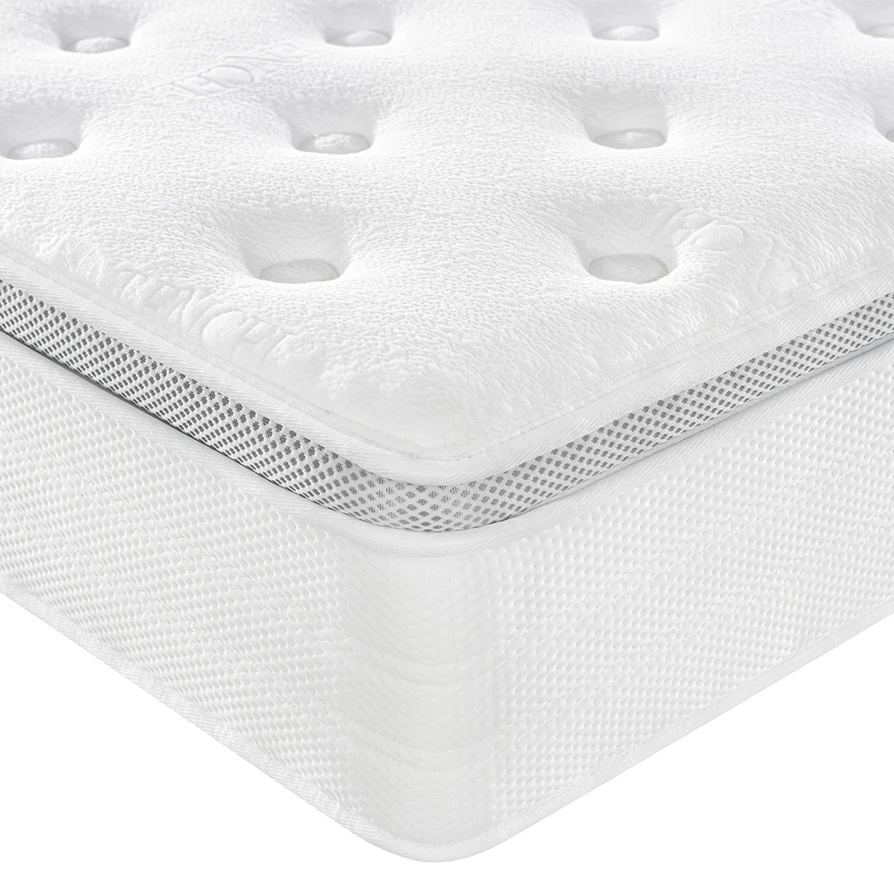 Custom factory supply king queen full size memory foam pocket spring sleep bed mattresses in a box