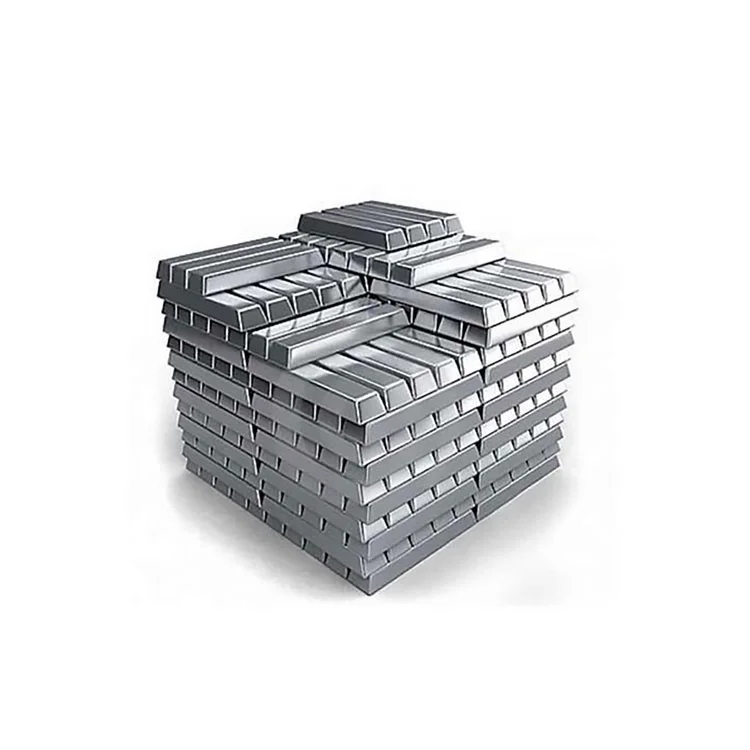 Manufactory High Purity 580mm*110mm*90mm A6 A7 A8 A9 99.96% 99.97% 99.98% 99.99% Aluminium Ingots