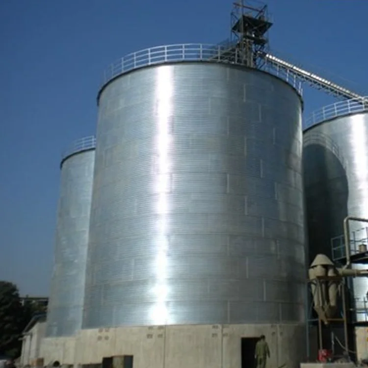 Бункерный нижний зерновой бункер, оснащенный лифтами, конвейерами, подиумами и другими необходимыми объектами