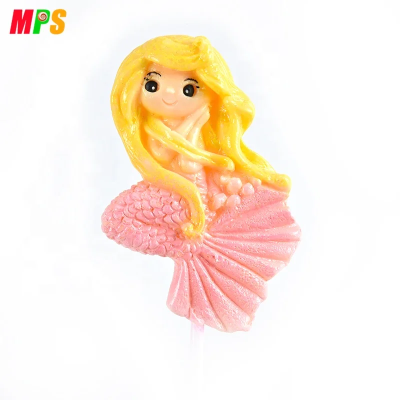 Halal lollipop pink princess cartoon candy 12g handmade sweets lollipops