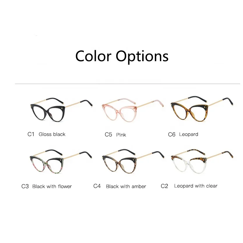 Sunbest 93308 Cat Eye TR90 Frame Prescription Glasses Online Customization Astigmatism 0~200 Nearsighted