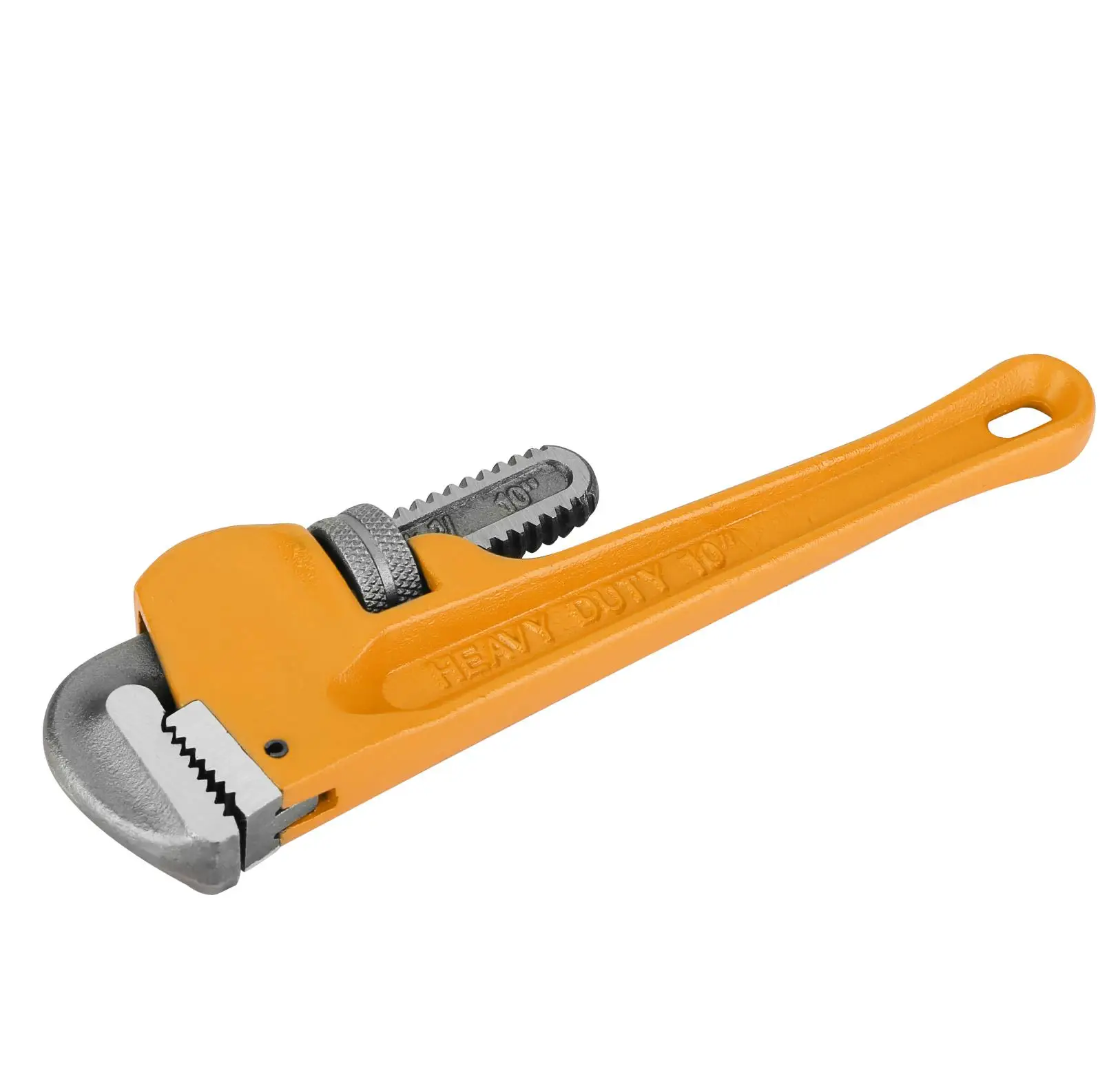 DEKO DKB1003M-8IN Adjustable Pipe Wrench,  American Type Drop-forged Jaw Hardened Nodular Cast Iron Body Hand Tool
