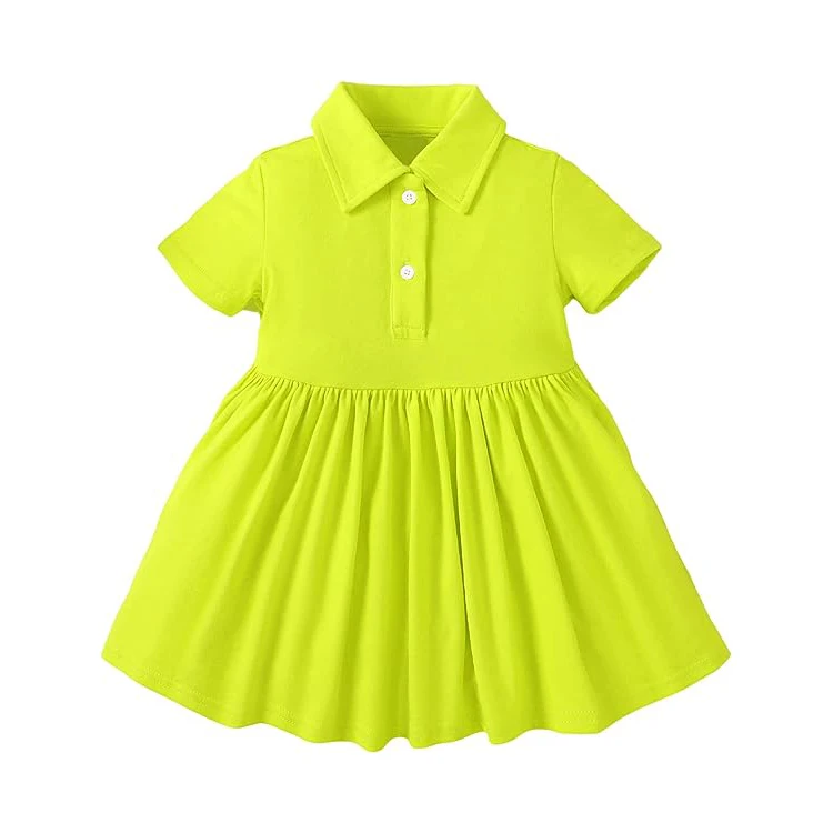 Bamboo Baby Christening Dress Lace Chiffon Baby Party Dress Ruffles Wholesale Kids Clothing Children Clothes 2 to 6 Years Casual