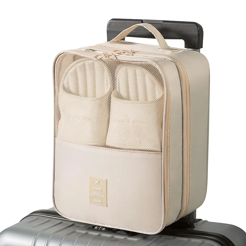 Travel Shoe Bag Holds 3 Pair of Shoes Storage Pouch for Travel and Daily Use Travel Suitcase Shoe Organizer