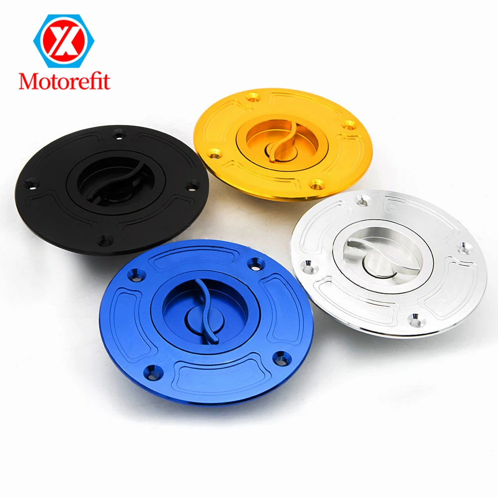 RTS CNC Aluminum Fuel Tank Oil Cap Cover For Suzuki GSXR600 GSXR750 Motorcycle Parts Tank Cover