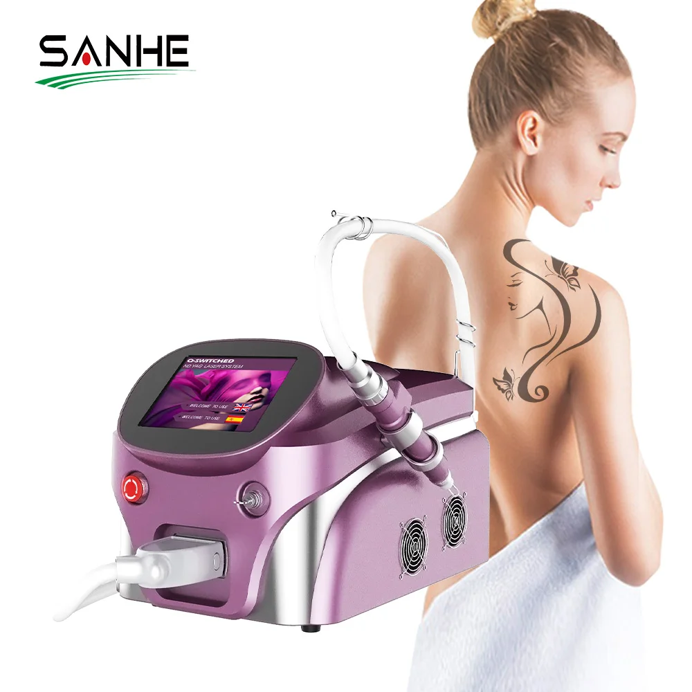 Manufacture sale pico lazer Q Switch Nd Yag Laser 1064nm 532nm Picosecond machine